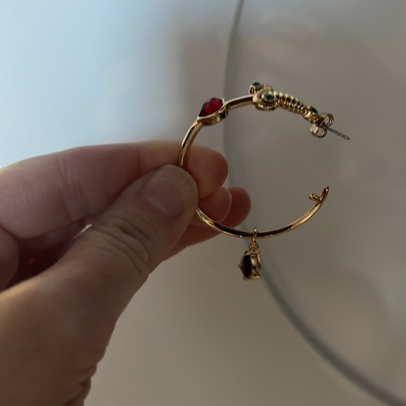 Y2K Disney couture pirates Caribbean hoop earrings - Picture 2 of 5
